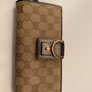 Gucci canvas Long Wallet